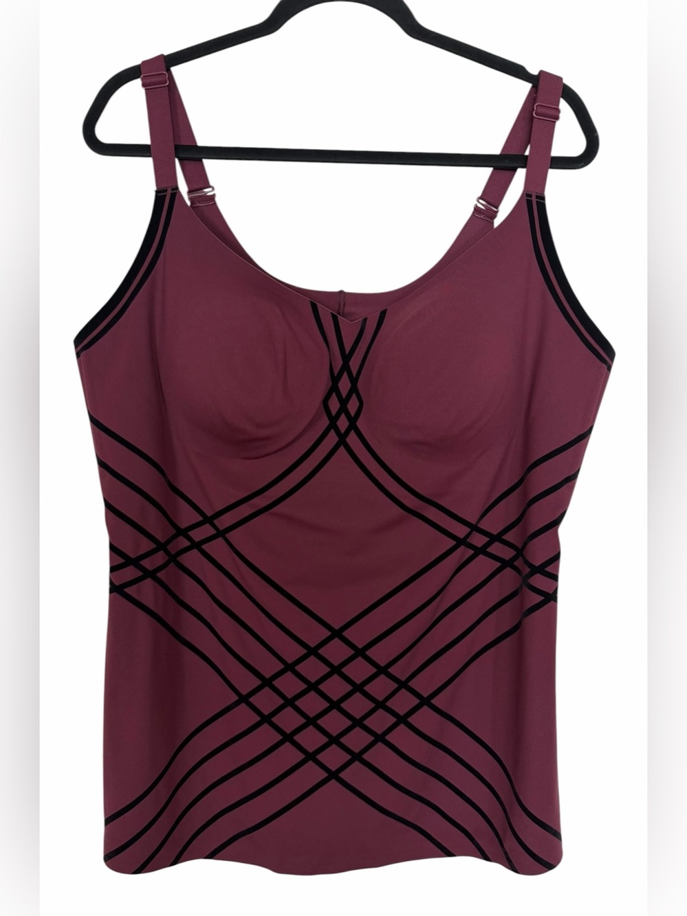 Honeylove Silouette Cami In Fig Shapewear Size 2X